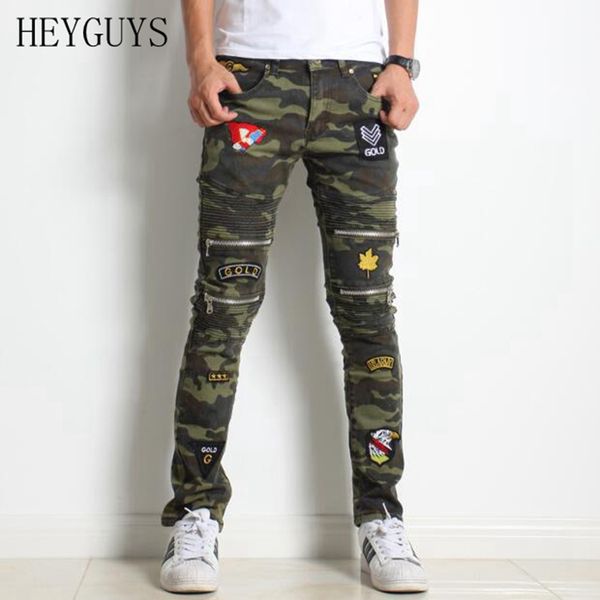new arrival camouflage army green motorcycle multi zippers denim biker jeans men skinny 2018 slim jeans hiphop washed trousers, Blue
new arrival camouflage army green motorcycle multi zippers denim biker jeans men skinny 2018 slim jeans hiphop washed trousers, Blue