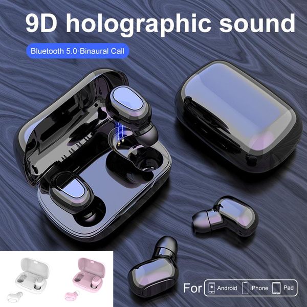 l21 wireless earphones bluetooth 5.0 earbuds mini tws sports stereo headset with microphone noise cancelling charging box for cell phone
l21 wireless earphones bluetooth 5.0 earbuds mini tws sports stereo headset with microphone noise cancelling charging box for cell phone
