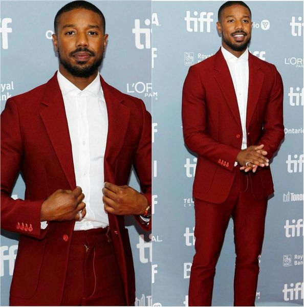 2020 burgundy mens suits two piece tweed suit herringbone peaked lapel custom made groom tuxedos wedding prom dress jacket pants, Black;gray
2020 burgundy mens suits two piece tweed suit herringbone peaked lapel custom made groom tuxedos wedding prom dress jacket pants, Black;gray