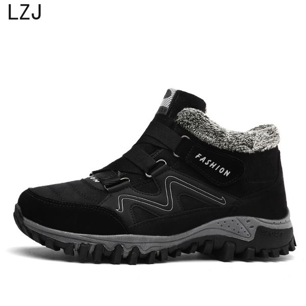 2019 winter shoes men boots fur warm snow boots outdoor waterproof mans footwear breathable work safety big size fashion, Black
2019 winter shoes men boots fur warm snow boots outdoor waterproof mans footwear breathable work safety big size fashion, Black
