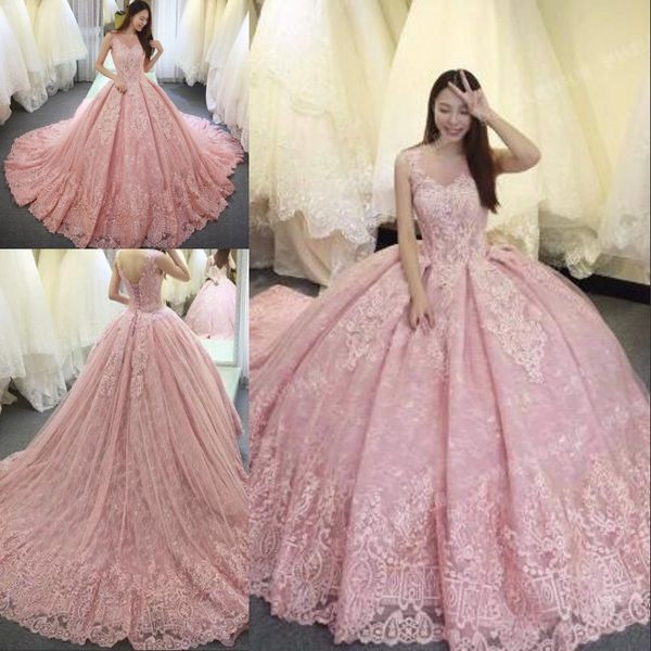 vestido de nooiva robe de mariee розовое шариковое платье свадебные платья 2020 кружевной аппликации без рукавов шеи кружевная иллюзия пухлы, White
vestido de nooiva robe de mariee розовое шариковое платье свадебные платья 2020 кружевной аппликации без рукавов шеи кружевная иллюзия пухлы, White