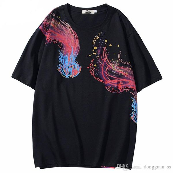 2020 men t shirt hip hop streetwear colorful jellyfish painting tshirt harajuku summer short sleeve t-shirt cotton tees, White;black
2020 men t shirt hip hop streetwear colorful jellyfish painting tshirt harajuku summer short sleeve t-shirt cotton tees, White;black