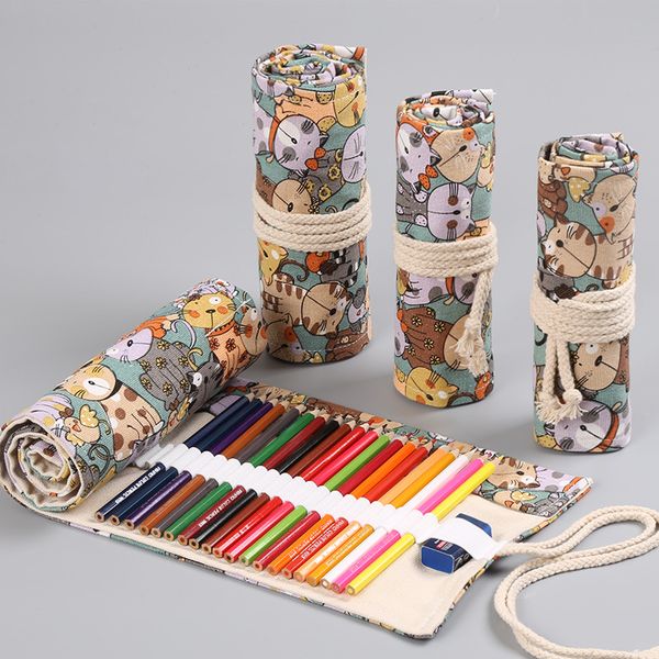 12/24/36/48/72 holes roll school pencil case kawaii canvas pen bag for girls boys cute large pencilcase penalties box stationery
12/24/36/48/72 holes roll school pencil case kawaii canvas pen bag for girls boys cute large pencilcase penalties box stationery