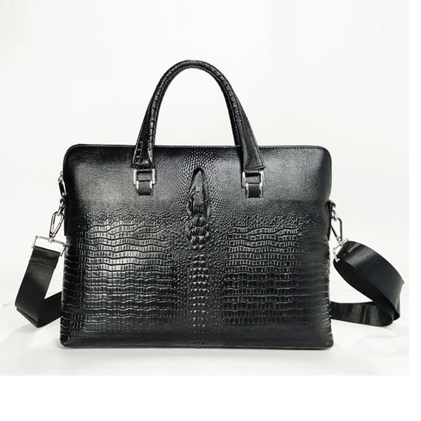 design male new business lapbag men's business briefcase cowhide leather crocodile pattern men's tote handbag
design male new business lapbag men's business briefcase cowhide leather crocodile pattern men's tote handbag