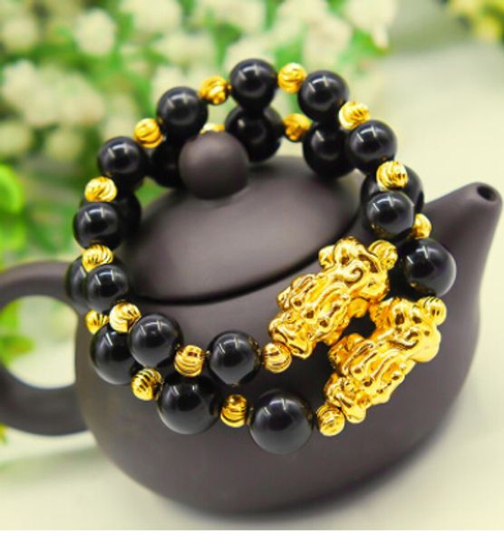 18k gold plated couple gold bracelet men women natural obsidian lucky transfer link chain bangle agate 10cm 12cm beads, Black
18k gold plated couple gold bracelet men women natural obsidian lucky transfer link chain bangle agate 10cm 12cm beads, Black