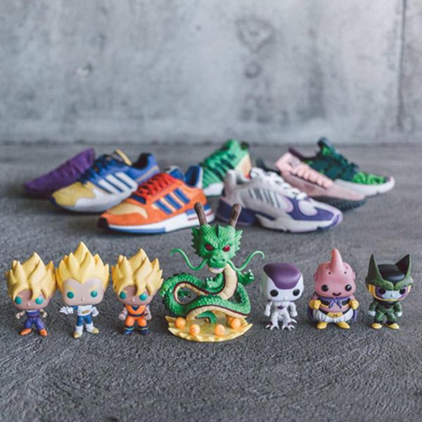 

fashion dragon ball z run shoe goku frieza eqt shenron prophere cell majin buu vegeta son gohan designer spots shoes, White;red