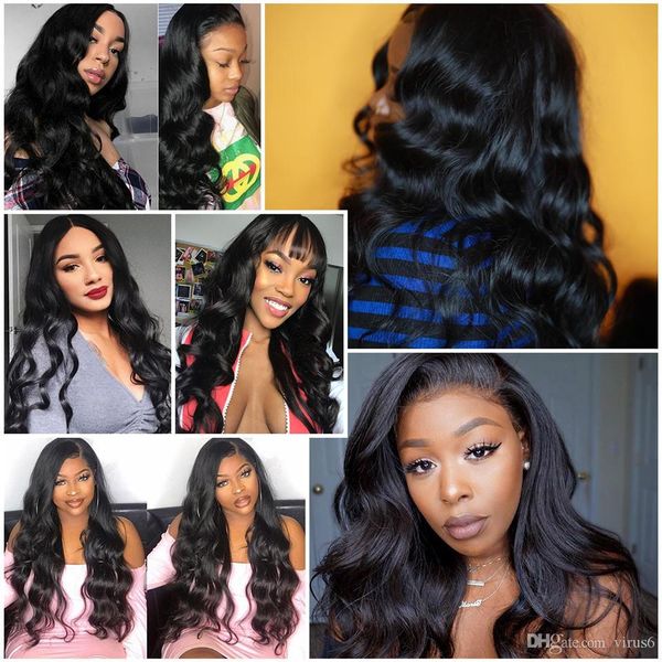 13x6 lace front human hair wigs for women 250% density brazilian body wave lace front wigs pre plucked, Black
13x6 lace front human hair wigs for women 250% density brazilian body wave lace front wigs pre plucked, Black