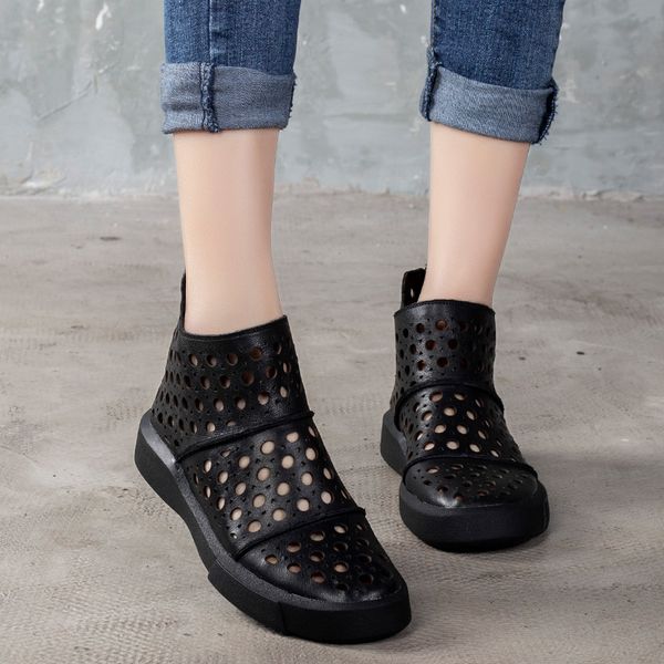 sandals johnature 2021 spring summer women shoes flat with genuine leather zip sewing concise ladies boots, Black
sandals johnature 2021 spring summer women shoes flat with genuine leather zip sewing concise ladies boots, Black