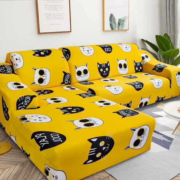 elastic sofa cover anti-skid four-season leather sofa combination cushion