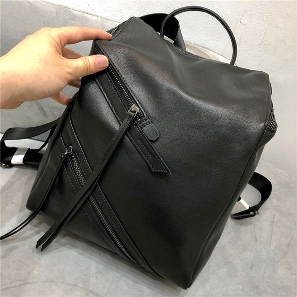 natural cowhide backpack women schoolbag fashion solid zip real leather large capacity travel backpacks for girl black daypacks
natural cowhide backpack women schoolbag fashion solid zip real leather large capacity travel backpacks for girl black daypacks