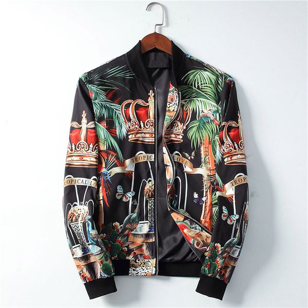 2019 new casual bomber jacket men crown printed streetwear jaqueta masculina chaquetas hombre veste homme casaco masculino, Black;brown
2019 new casual bomber jacket men crown printed streetwear jaqueta masculina chaquetas hombre veste homme casaco masculino, Black;brown