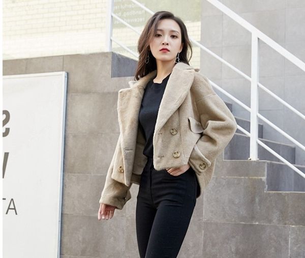 2020 autumn winter mink jacket wild loose velvet female women leopard short coat three size s m l a50, Black
2020 autumn winter mink jacket wild loose velvet female women leopard short coat three size s m l a50, Black
