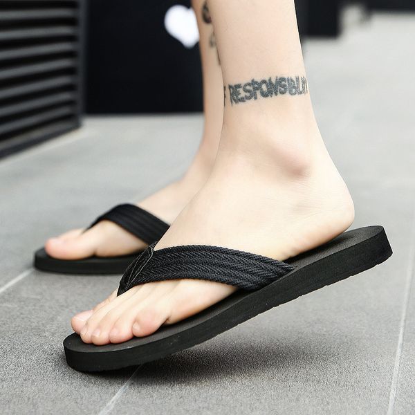 2020 summer men's beach flip flops men's slippers antiskid clip foot beach slippers sandals plus size 38-48, Black
2020 summer men's beach flip flops men's slippers antiskid clip foot beach slippers sandals plus size 38-48, Black
