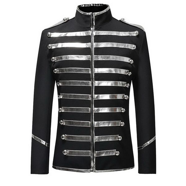 litthing men suit jacket court dress performence men's tuxedo show sequins silver-white mens blazer jacket single breasted, Black;brown
litthing men suit jacket court dress performence men's tuxedo show sequins silver-white mens blazer jacket single breasted, Black;brown