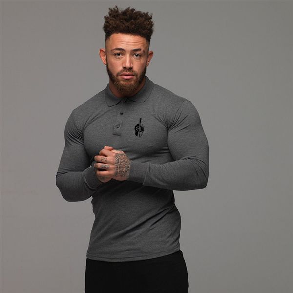 mens polo shirt brand gym clothing autumn long sleeve turn collar shirt man black cotton poloshirt men plus size bodybuilding polo shirts, White;black
mens polo shirt brand gym clothing autumn long sleeve turn collar shirt man black cotton poloshirt men plus size bodybuilding polo shirts, White;black