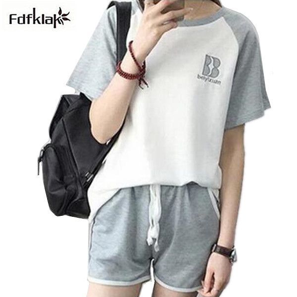 korean knit cotton pajamas women short sleeve summer pyjamas pijamas mujer casual sleepwear girls tracksuits 3xl s104, Black;red
korean knit cotton pajamas women short sleeve summer pyjamas pijamas mujer casual sleepwear girls tracksuits 3xl s104, Black;red