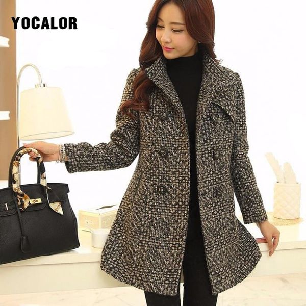 yocalor woolen lattice loose winter autumn coat windbreaker women parka female overcoat manteau coats wool blends cape cloak uk, Black
yocalor woolen lattice loose winter autumn coat windbreaker women parka female overcoat manteau coats wool blends cape cloak uk, Black