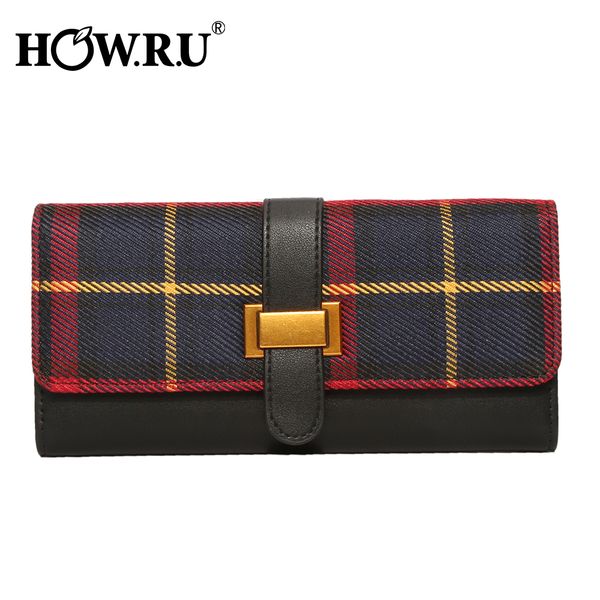 howru brand women's wallet pu leather plaid purse female long clutch wallet pouch handbag for women coin purse ladies money bag, Red;black
howru brand women's wallet pu leather plaid purse female long clutch wallet pouch handbag for women coin purse ladies money bag, Red;black