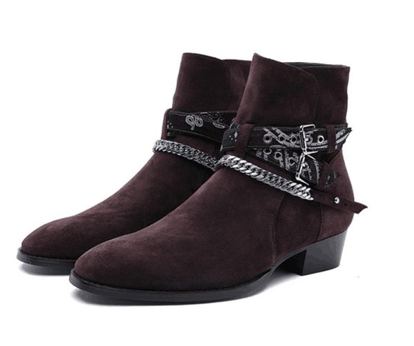 fashion genuine leather persional men shoes factory outlet new list s l p ankle boots, Black
fashion genuine leather persional men shoes factory outlet new list s l p ankle boots, Black
