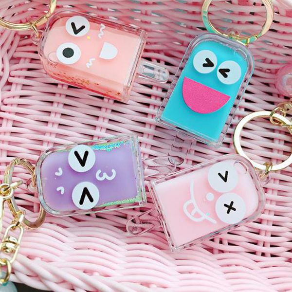 creative quicksand popsicle glitter key chain liquid floating cream keyring keychain backpack pendant couples gift, Silver
creative quicksand popsicle glitter key chain liquid floating cream keyring keychain backpack pendant couples gift, Silver
