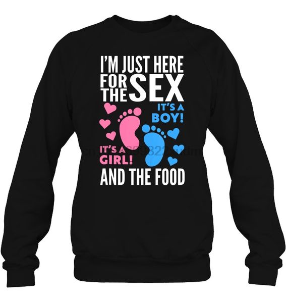 men hoodie i'm just here for the it's a boy it's a girl and the women streetwear, Black
men hoodie i'm just here for the it's a boy it's a girl and the women streetwear, Black