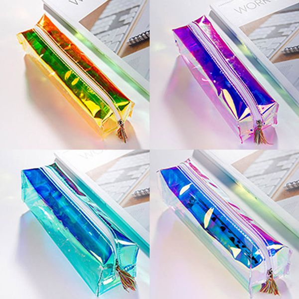 laser transparent estuches school girl kawaii pencil cases pencilcase papelaria school stationery 19.5*6cm colors pencil bags
laser transparent estuches school girl kawaii pencil cases pencilcase papelaria school stationery 19.5*6cm colors pencil bags
