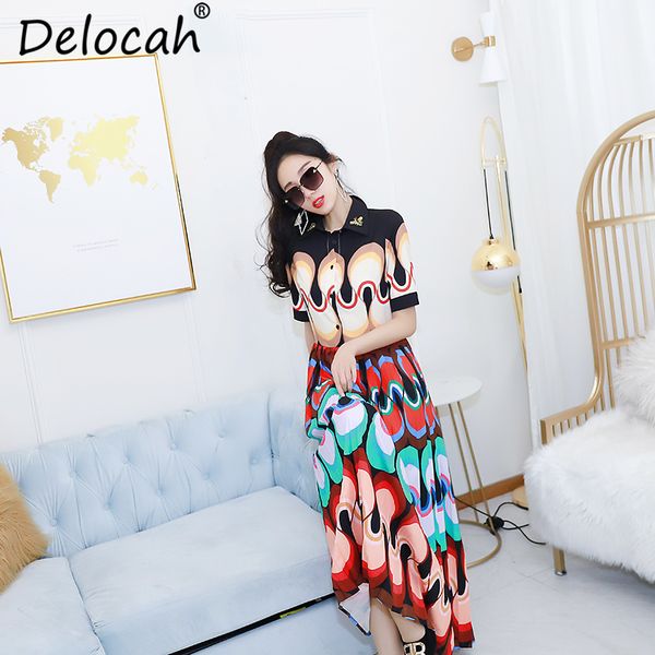 delocah women summer casual dress the bee embroidery gorgeous beading turn-down collar abstract printing splice long dress, Black;gray
delocah women summer casual dress the bee embroidery gorgeous beading turn-down collar abstract printing splice long dress, Black;gray