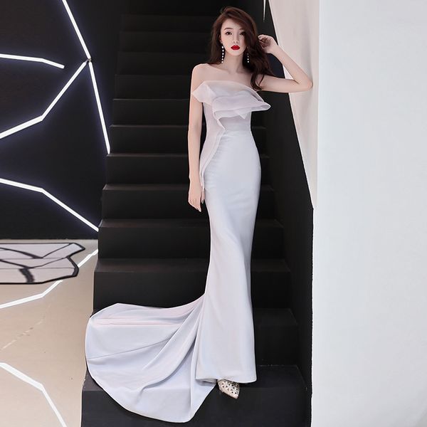 off shoulder gowns white trailing bride wedding party dress elegant slim women evening gown, Red
off shoulder gowns white trailing bride wedding party dress elegant slim women evening gown, Red