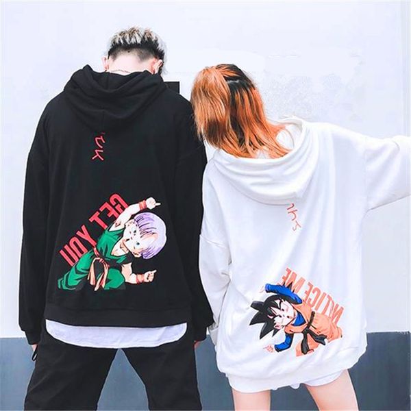 harajuku japanese sudadera sweatshirts men women lovers hip hop goten trunks plus velvet loose couple hoodies, Black
harajuku japanese sudadera sweatshirts men women lovers hip hop goten trunks plus velvet loose couple hoodies, Black
