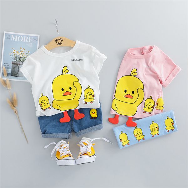 kids clothes outfits 3 colors toddler baby kids cartoon duck t-shirt +denim shorts pants 2 pcs set kids designer clothes jy386, White
kids clothes outfits 3 colors toddler baby kids cartoon duck t-shirt +denim shorts pants 2 pcs set kids designer clothes jy386, White