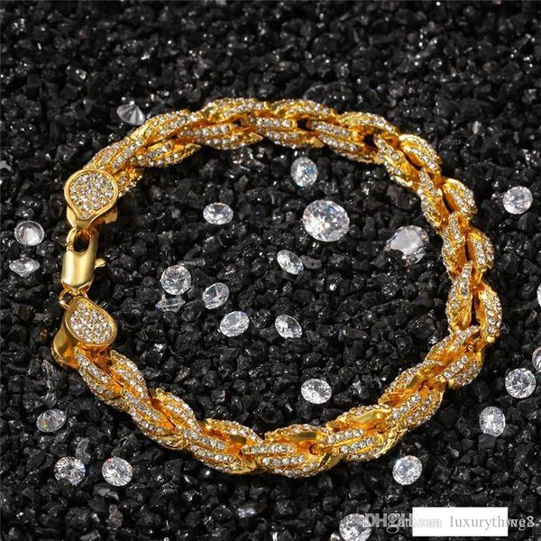 special offer bracelet europe and america hip hop diamond new alloy bracelet twist twist chain fashion personality accessories, Golden;silver
special offer bracelet europe and america hip hop diamond new alloy bracelet twist twist chain fashion personality accessories, Golden;silver