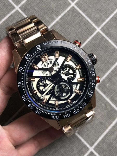 Fashion casual sports brand watch stainless steel with multi-function running seconds TAG men's watch
Fashion casual sports brand watch stainless steel with multi-function running seconds TAG men's watch