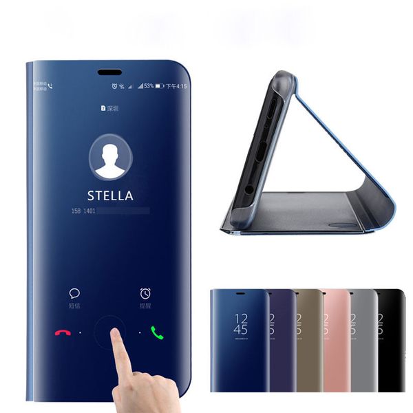 

Роскошный Смарт-Зеркало Телефон Чехол Для Samsung A10 A20 A30 A40 A50 A60 A70 A80 A90 Чехол Smart Flip A8 A6