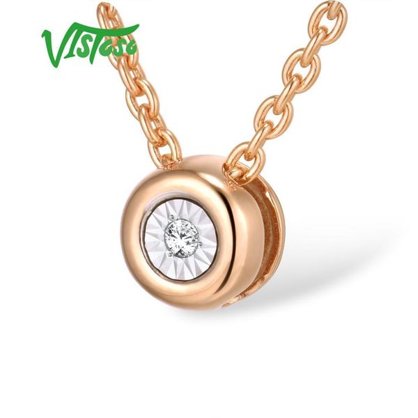 vistoso gold pendant for women pure 14k 585 rose gold illusion-set miracle plate diamond pendant round circle chic fine jewelry, Silver
vistoso gold pendant for women pure 14k 585 rose gold illusion-set miracle plate diamond pendant round circle chic fine jewelry, Silver