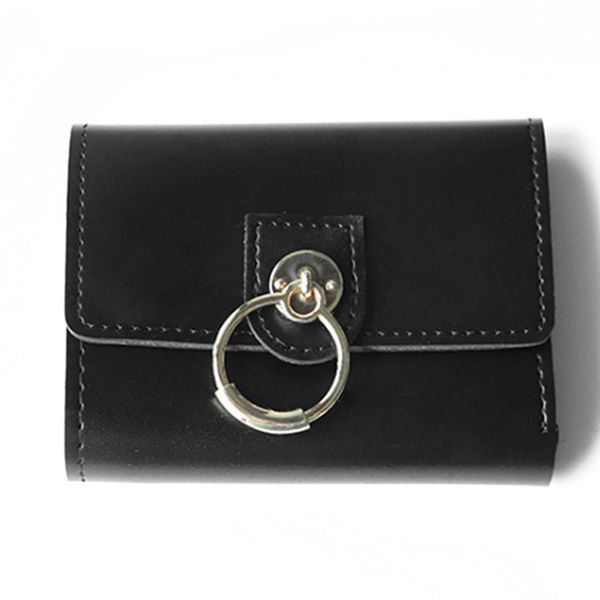 2019 new wallet women's short fashion simple folding mini student buckle simple coin purse, Red;black
2019 new wallet women's short fashion simple folding mini student buckle simple coin purse, Red;black
