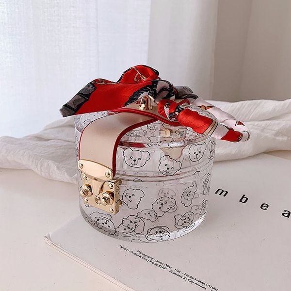 small round bag 2020 new fashion trend handbag transparent box storage bag female silk scarf print handbag 009
small round bag 2020 new fashion trend handbag transparent box storage bag female silk scarf print handbag 009