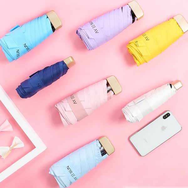 travel portable five-folding umbrella mini pocket umbrella women uv rainy sunny umbrellas women men waterproof sun shade umbrella dh0835
travel portable five-folding umbrella mini pocket umbrella women uv rainy sunny umbrellas women men waterproof sun shade umbrella dh0835