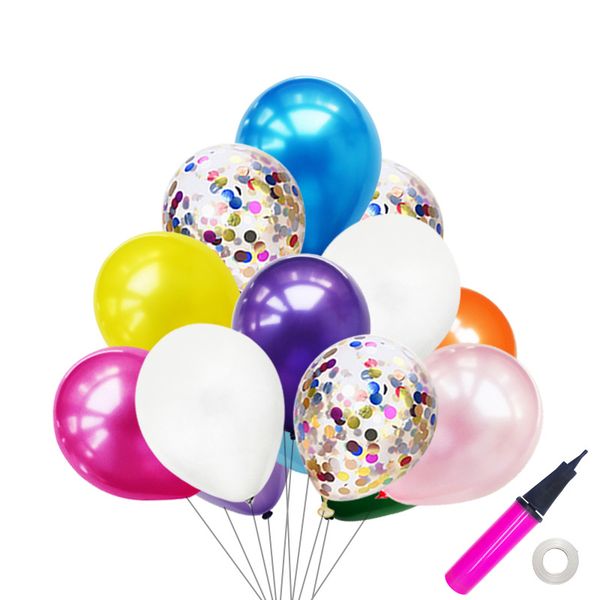 12-inch color circle sequin transparent balloon combination birthday party room decoration proposal confession decorative balloo
12-inch color circle sequin transparent balloon combination birthday party room decoration proposal confession decorative balloo