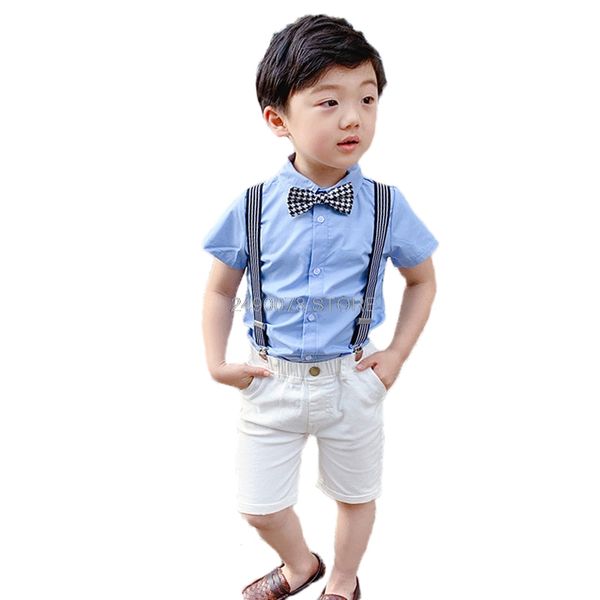 boys summer clothing set kids formal strap shirt +shorts wedding birthday dress children piano prom dance performance costume, White
boys summer clothing set kids formal strap shirt +shorts wedding birthday dress children piano prom dance performance costume, White