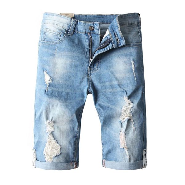 cross border for summer popular brand jeans men's middle pants with holes fashion man foreign trade cowboy men's straight slim s, Blue
cross border for summer popular brand jeans men's middle pants with holes fashion man foreign trade cowboy men's straight slim s, Blue