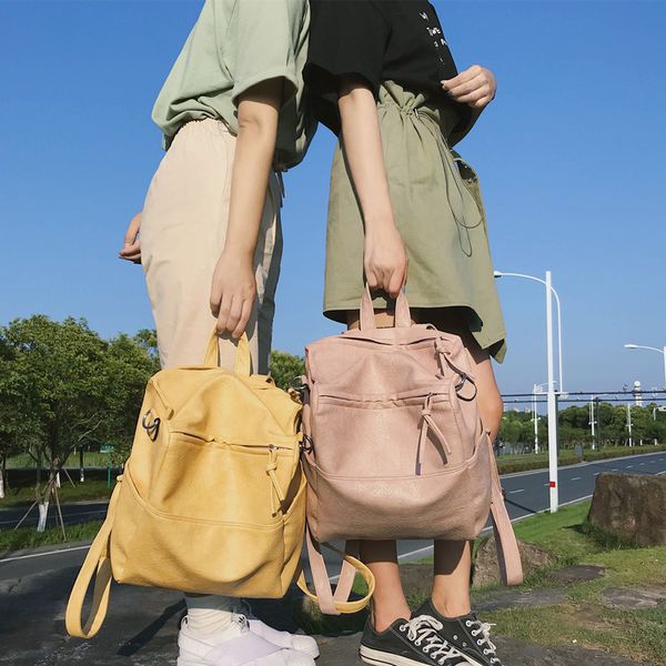 2020 new korean backpack women's casual fashion simple outdoor travel large capacity backpack lady
2020 new korean backpack women's casual fashion simple outdoor travel large capacity backpack lady