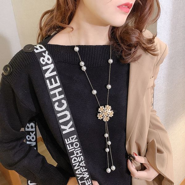 мода кристалл sexy длинного ожерелье цветок шея цепь для женщин партии танцы свитера ожерелье, Silver
мода кристалл sexy длинного ожерелье цветок шея цепь для женщин партии танцы свитера ожерелье, Silver