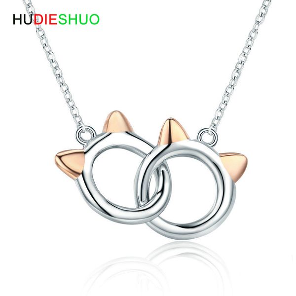 2019 new 925 sterling silver cute cat necklace for women & girls hypoallergenic jewelry gift
2019 new 925 sterling silver cute cat necklace for women & girls hypoallergenic jewelry gift