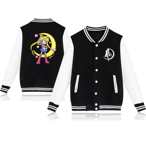 Fashion Kids Jackets for Girls Sailor Moon Print Kawaii Girls Winter Coats Baby Boys Baesball Jackts Autumn Long Sleeve Tops
Fashion Kids Jackets for Girls Sailor Moon Print Kawaii Girls Winter Coats Baby Boys Baesball Jackts Autumn Long Sleeve Tops