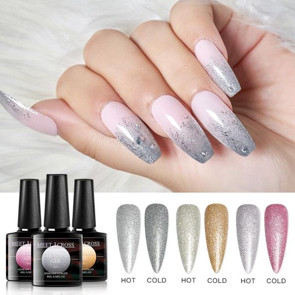 meet across 8ml thermal glitter gel soak off uv gel polish temperature color-changing uv varnish nail art varnish, Red;pink
meet across 8ml thermal glitter gel soak off uv gel polish temperature color-changing uv varnish nail art varnish, Red;pink
