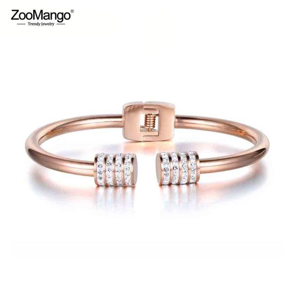 zoomango new design mosaic rhinestone cuff bangles bracelets jewelry rose gold stainless steel wedding bangle for women zb17053, Black
zoomango new design mosaic rhinestone cuff bangles bracelets jewelry rose gold stainless steel wedding bangle for women zb17053, Black