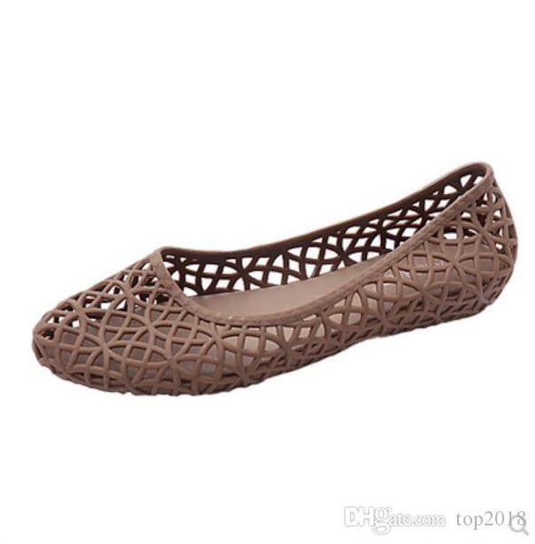 women summer flats fashion mesh hole hollow sandals soft ladies beachfront beach holiday simple plastic waterproof pvc jelly sandals, Black
women summer flats fashion mesh hole hollow sandals soft ladies beachfront beach holiday simple plastic waterproof pvc jelly sandals, Black
