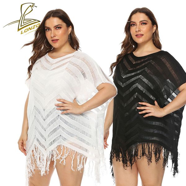 lonzo women' irregular fringed cutout sweater round neck swim suit cover up lcp49, Blue;gray
lonzo women' irregular fringed cutout sweater round neck swim suit cover up lcp49, Blue;gray
