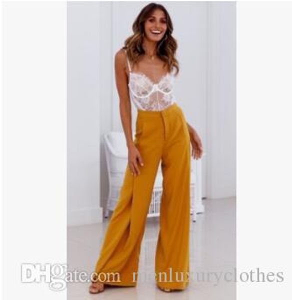 women wide leg pants high waist long pants loose casual vestidoes pantalones, Black;white
women wide leg pants high waist long pants loose casual vestidoes pantalones, Black;white