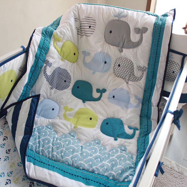 promotion ins cot bedding set 100% cotton embroidery 3d ocean whale baby bedding set bedskirt quilt bumper crib
promotion ins cot bedding set 100% cotton embroidery 3d ocean whale baby bedding set bedskirt quilt bumper crib